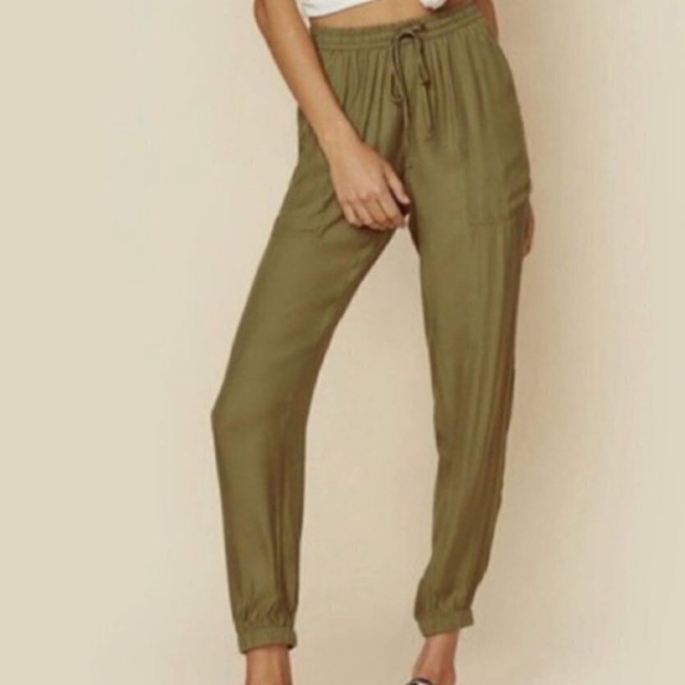 Blue Life olive Green Joggers